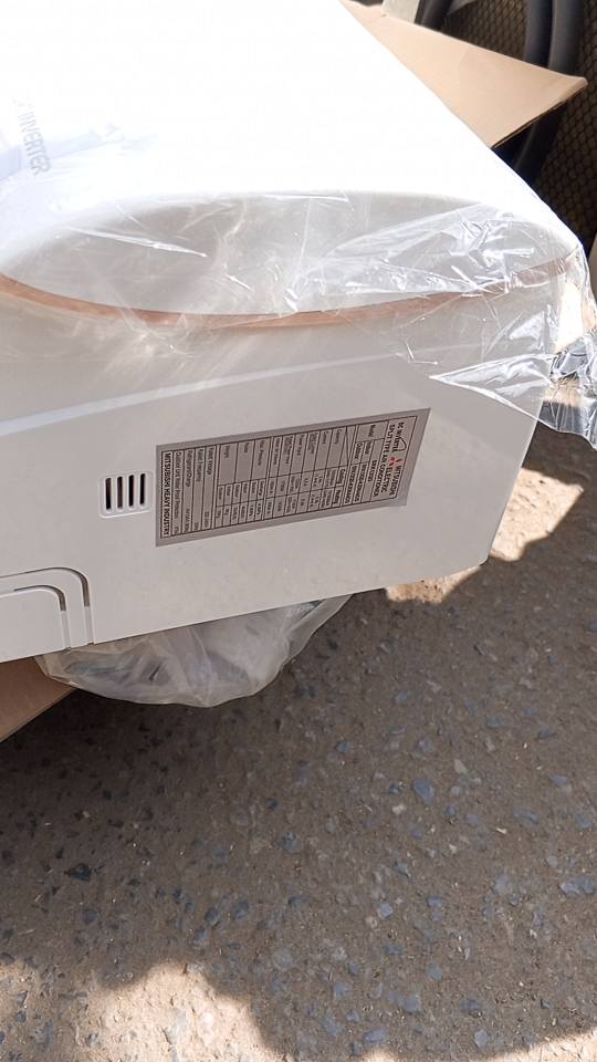 MITSUBISHI SPLIT NEW AC DC INVERTER ENERGY SAVER IMPORTED MADE IN THAILAND