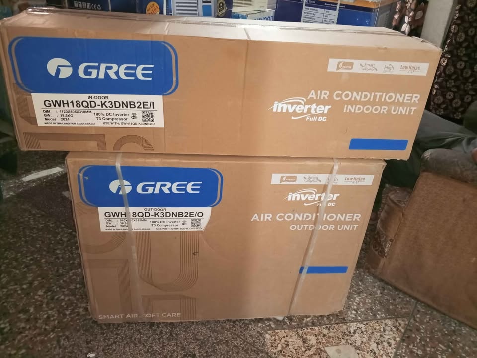 GREE SPLIT NEW AC DC INVERTER MADE IN THAILAND T3 COMPRESSOR ENERGY SAVER IMPORTED