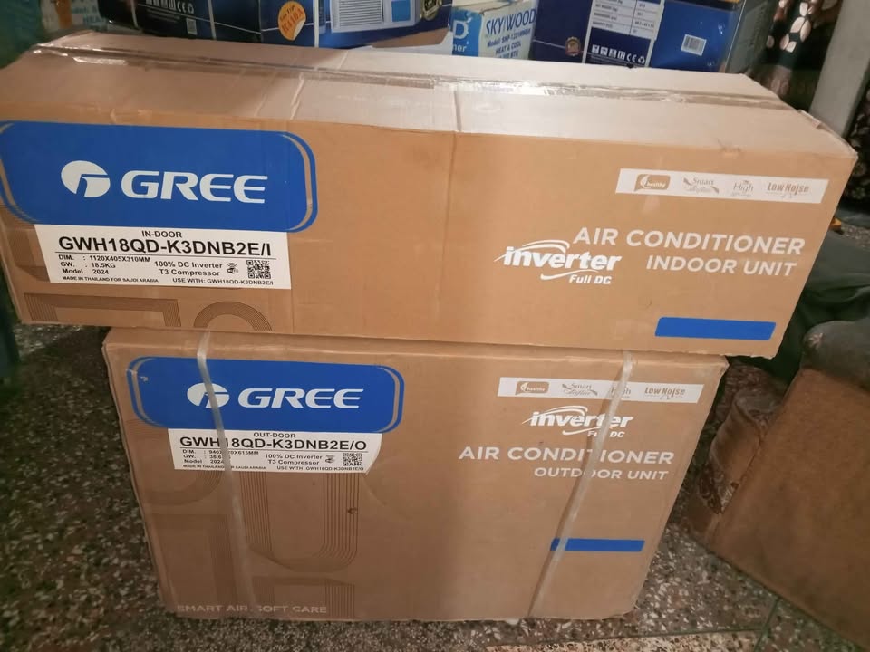 GREE SPLIT NEW AC DC INVERTER MADE IN THAILAND T3 COMPRESSOR ENERGY SAVER IMPORTED
